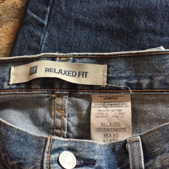 Gap Jeans Relaxed Boot Fit 36/30 - Picture 3 of 3